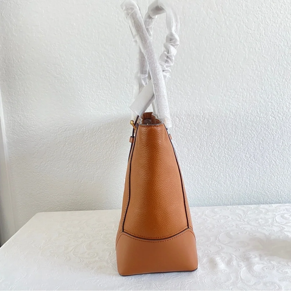 Michael Kors Brown Leather Tote Bag